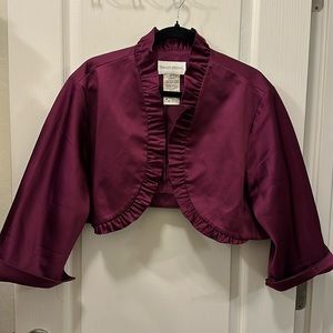 Bolero Dress Satin Jacket